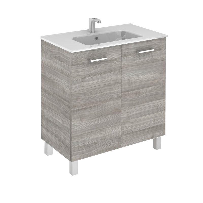 Logic 31.5'' W Single Vanity, Sandy Gray