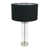 Clear/Chrome Base/Black/Metallic Chrome Shade