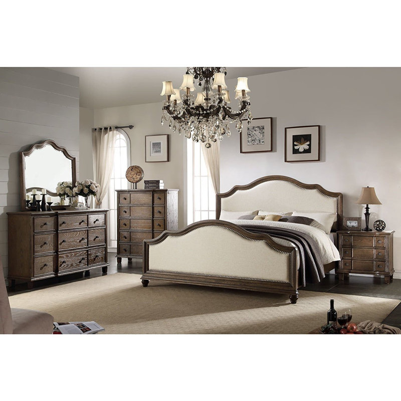 Solid Wood Piece Bedroom Set