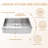 36 Farmhouse Sink Stainless Steel Kitchen Sink Apron Front Ledge Workstation Single Bowl Farm Sink