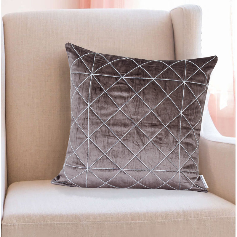 Coussin Parkland Collection Tada, Polyester / Bourre en polyester, Brun