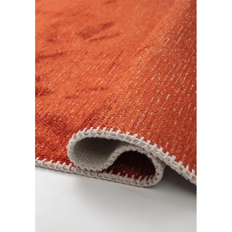 Rapture Area Rug in Orange, Rectangle 7'10" x 9'10"