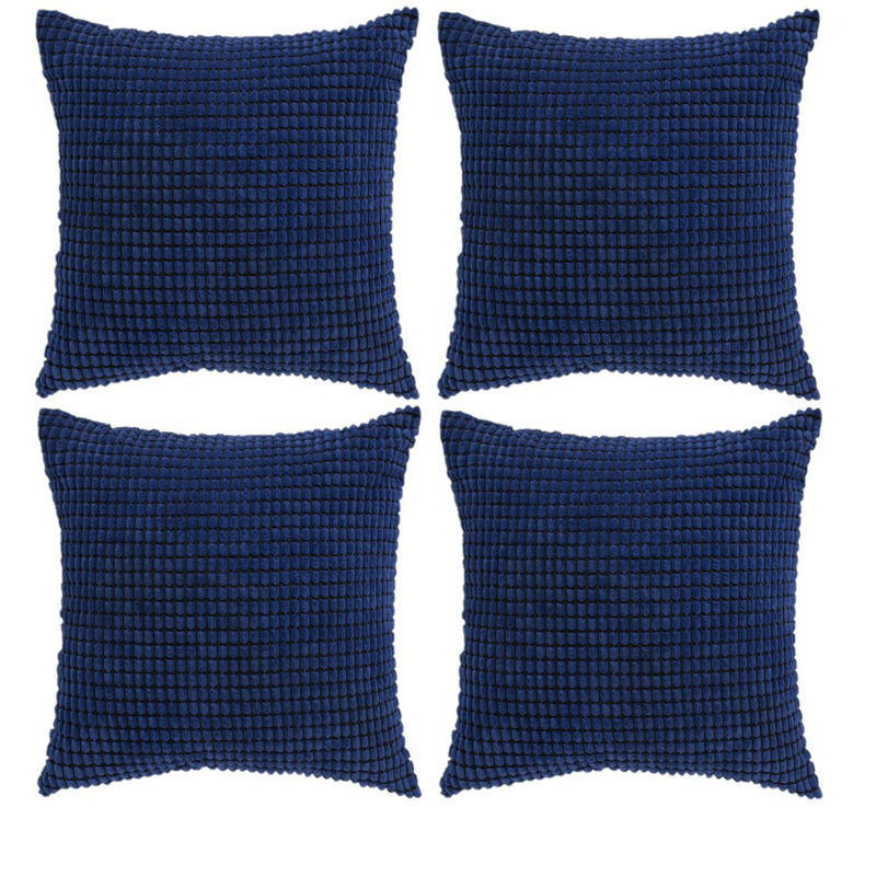 Coussin Corduroy, Bleu marine