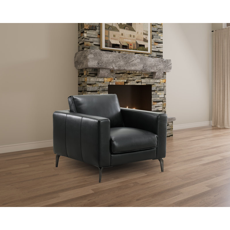 Cerellia Upholstered Leather Chair