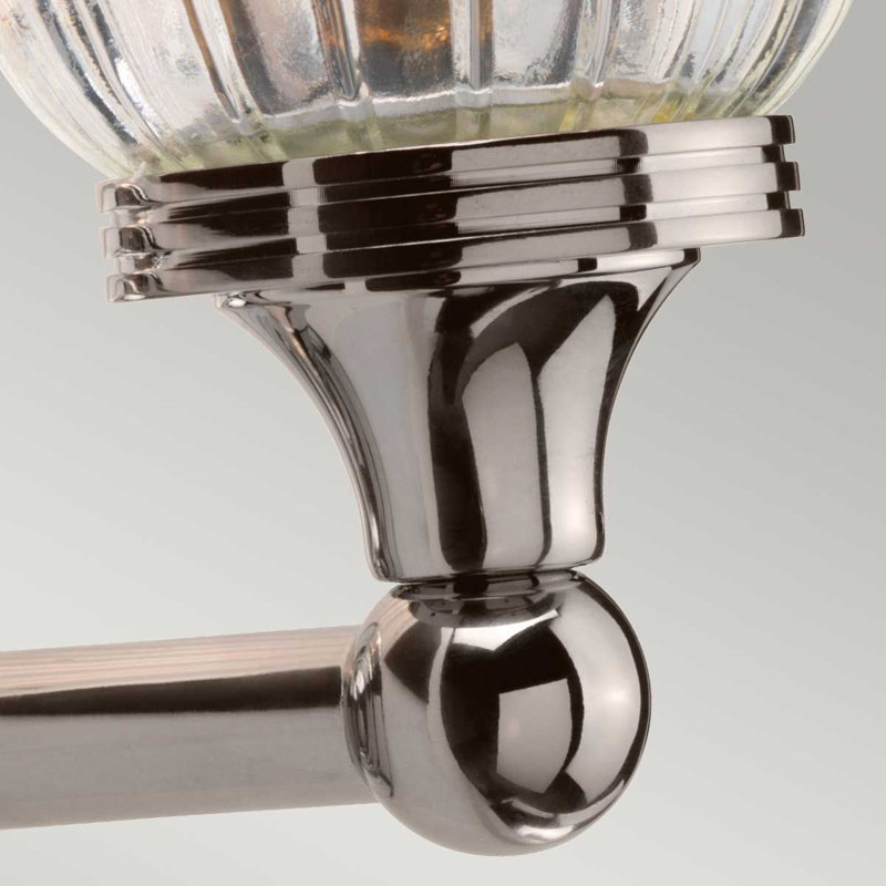 Thomasboro Armed Sconce, Polished Nickel