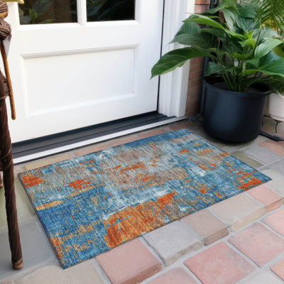 Machine Washable Indoor/Outdoor Chayden ACN989 Rug