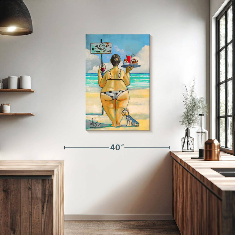 Ketti no alcool au-delà de ce point, H 36 po x l 24 po