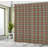 Plaid Shower Curtain with Hooks Included-44329042