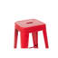 Tabouret de bar en métal de 30 po sans dossier à hauteur de comptoir de 30 po, non empilable, à assemblage rapide et stable pour îlot de cuisine, bar et salle à manger - Résistant à la rouille - déformation rouge