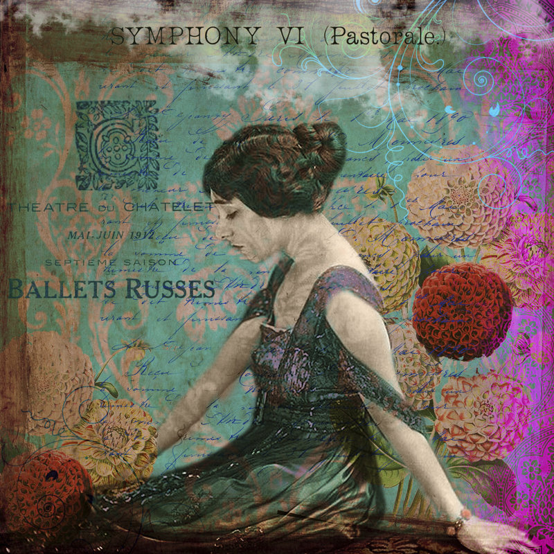 Femme Paris VIII - Wrapped Canvas Print, 76cm H x 76cm W