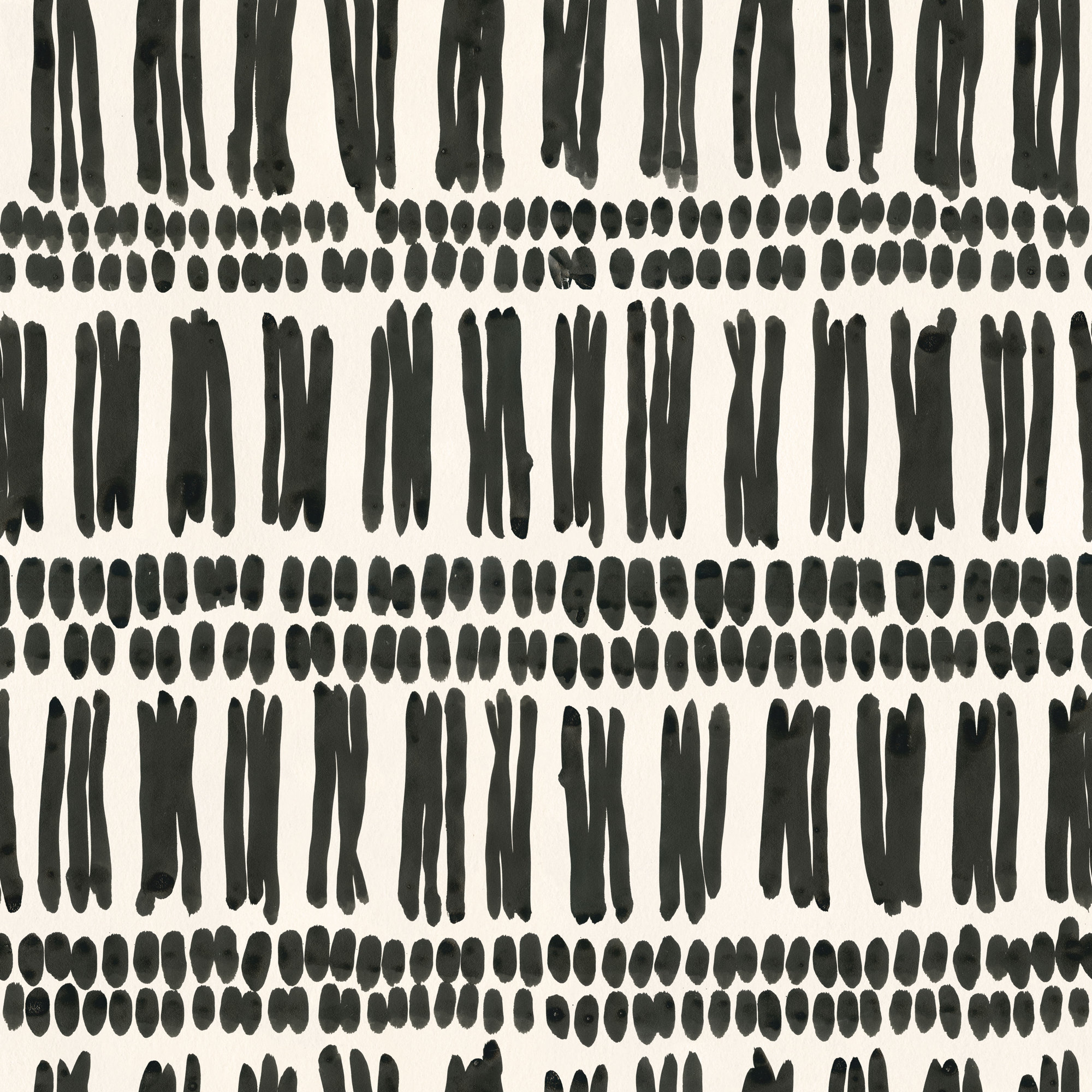 Orlo Abstract Wallpaper, Cream/Black