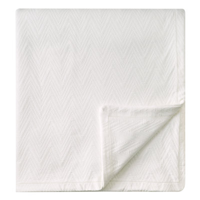 Frisco White King Duvet Cover