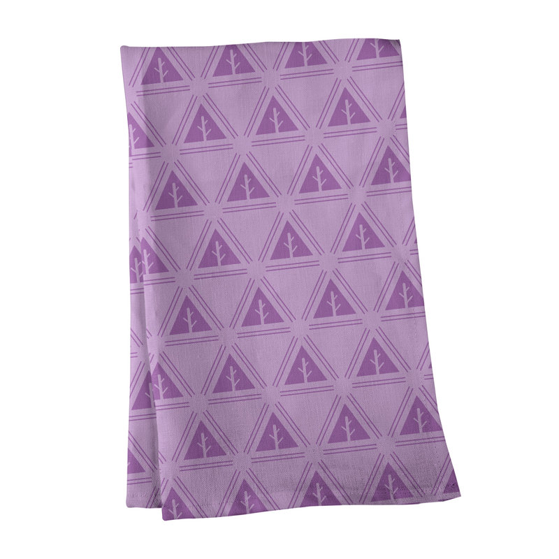 Theo Nath Tea Towel Kitchen Towel, Purple/Pink, Poly Twill