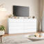 Commode double 8 tiroirs l 41,3 po, commode double moderne-1181605583