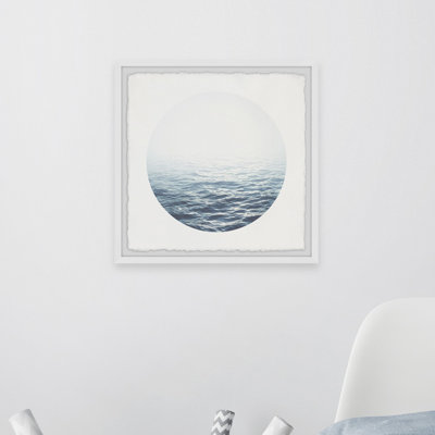 « blue light », reproduction de photo sur papier encadrée