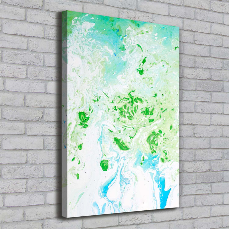 Abstraction Stains - Wrapped Canvas Print