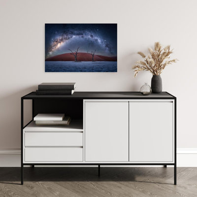 Reproduction d'art mural paysage dramatique serein nuit