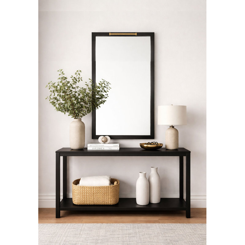 Clara Mirror, Black/Gold