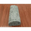 Tapis gris nouvel âge en laine noué à la main de conception unique 9 pi 9 po x 13 pi 7 po Urbane