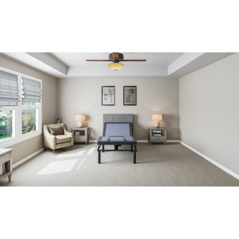 Twin Adjustable Bed Bt2000 - Full Positions Adjustment And Built-In Flash Feature, Twin