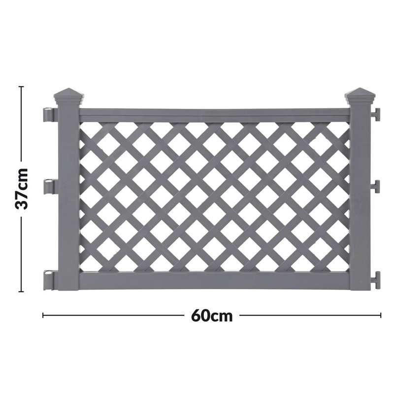 Kunkle 37cm H x 60cm W Polyethylene Plastic Fence Panels Included