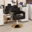 Fauteuil de coiffeur en cuir PU innovant et confortable