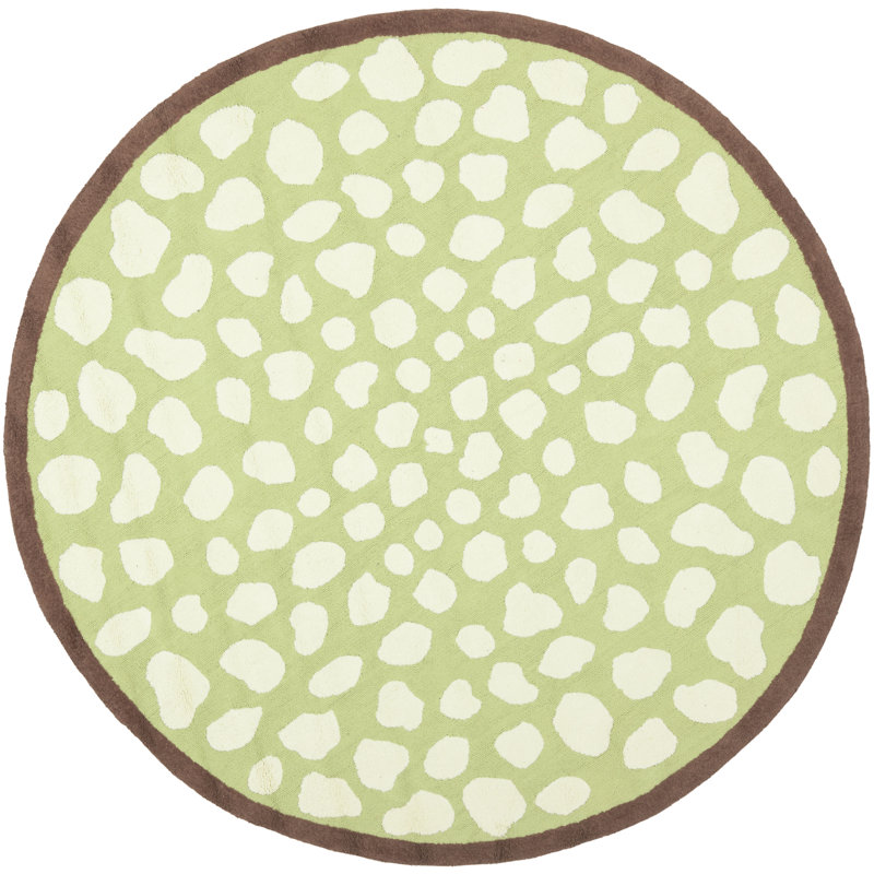 Kruetzen Cotton Rug, Round 6'