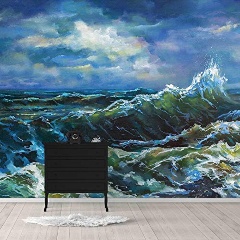 Coastal Beachy Peel & Stick Border, 100" L x 144" W