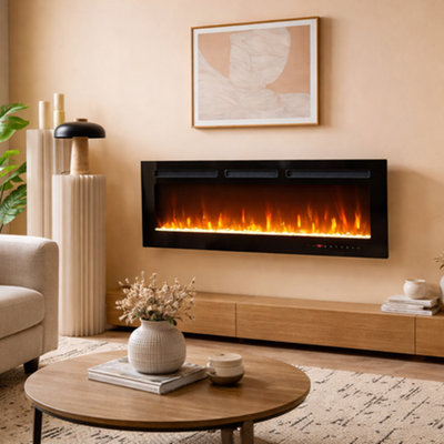 Winslow FLAMEKO Matte Black Fireplace Insert