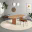 Morden Oval Solid Wood Dining Table-1053769868