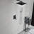 12" Rain Shower Head Systems Wall Mounted Shower-118534749