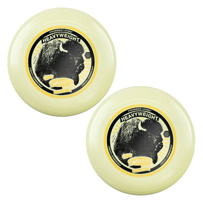 Wham-O Frisbee Heavyweight 200g, 11 Inch Long Distance and Durable Disc - 2 Pack