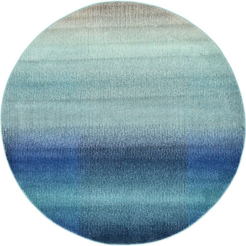 Abstract Indoor Rug, Round 8'