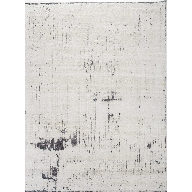 Contemporary One-of-a-Kind Rectangle 9' X 12' Hand Knotted Area Rug
