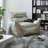 Middle aged bean bag sofa