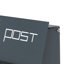 Sembrini Steel Wall Mounted Letter Box