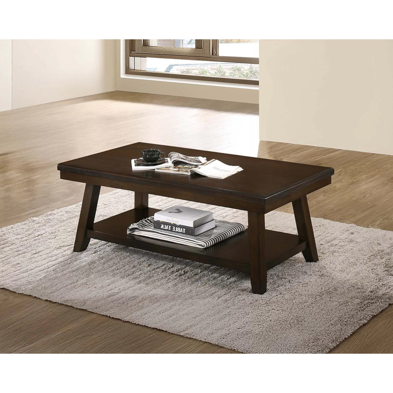 47.4" W COFFEE TABLE, WALNUT