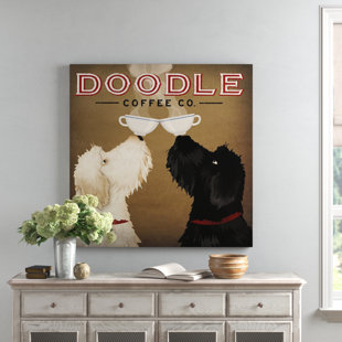 «Doodle Coffee Double IV» par Ryan Fowler - impression d'art graphique