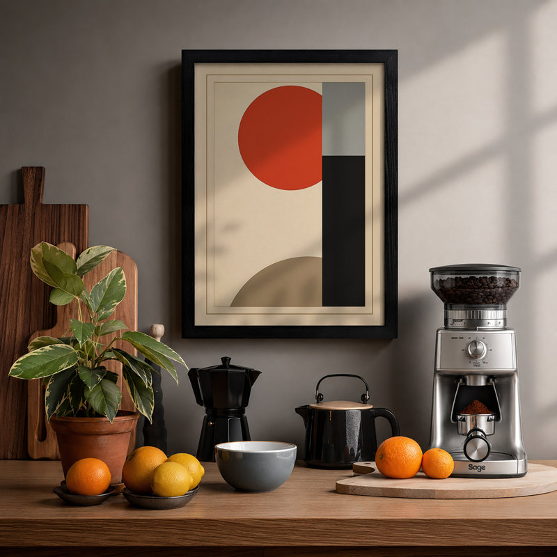 Forms Geometric - Print, A1 - 84.1 x 59.4 cm, Black