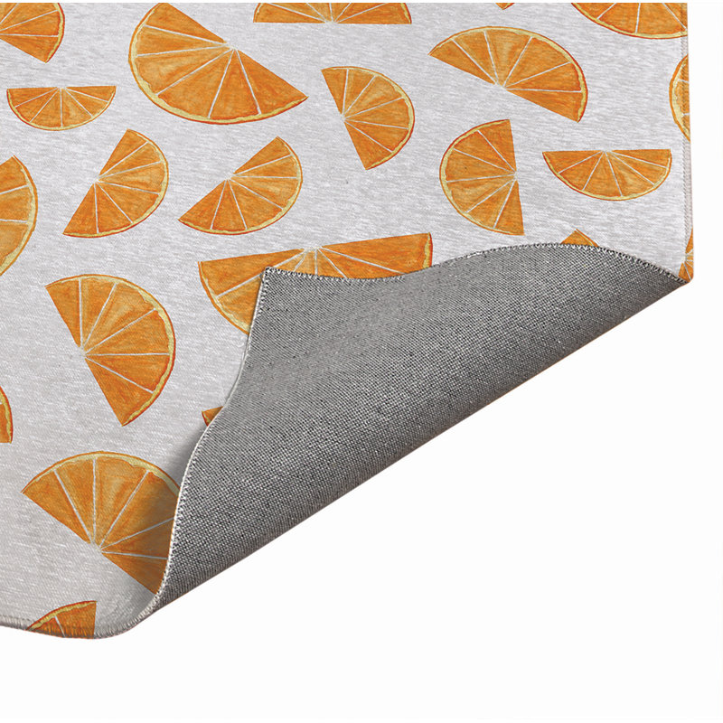 Tapis d'extérieur Summer Oranges, Rectangulaire 2 pi x 3 pi