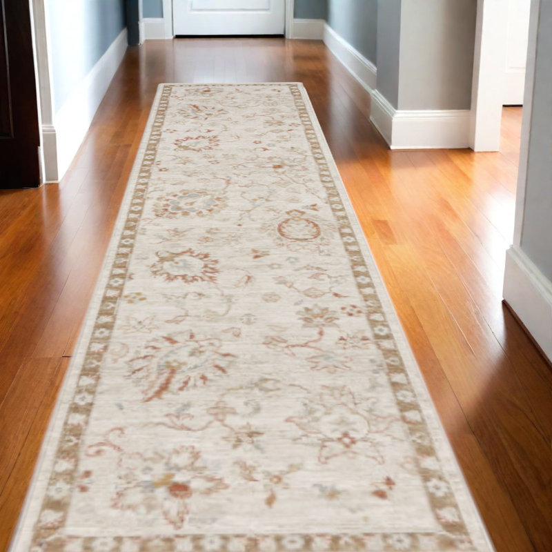 Tapis de couloir 10 pi Ivory Floral