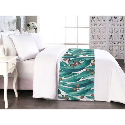 Foulard de lit Ambesonne Botanical Eucalyptus