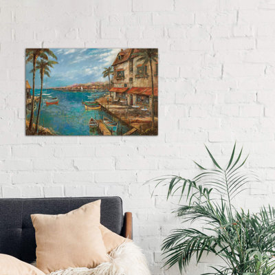 My Favorite Pub - Wrapped Canvas Painting