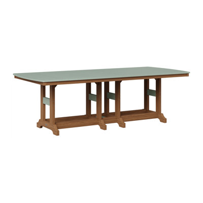 Table de salle à manger rectangulaire 96 po Berlin Gardens Garden Classic