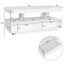 Anabela Pedestal Coffee Table with Storage