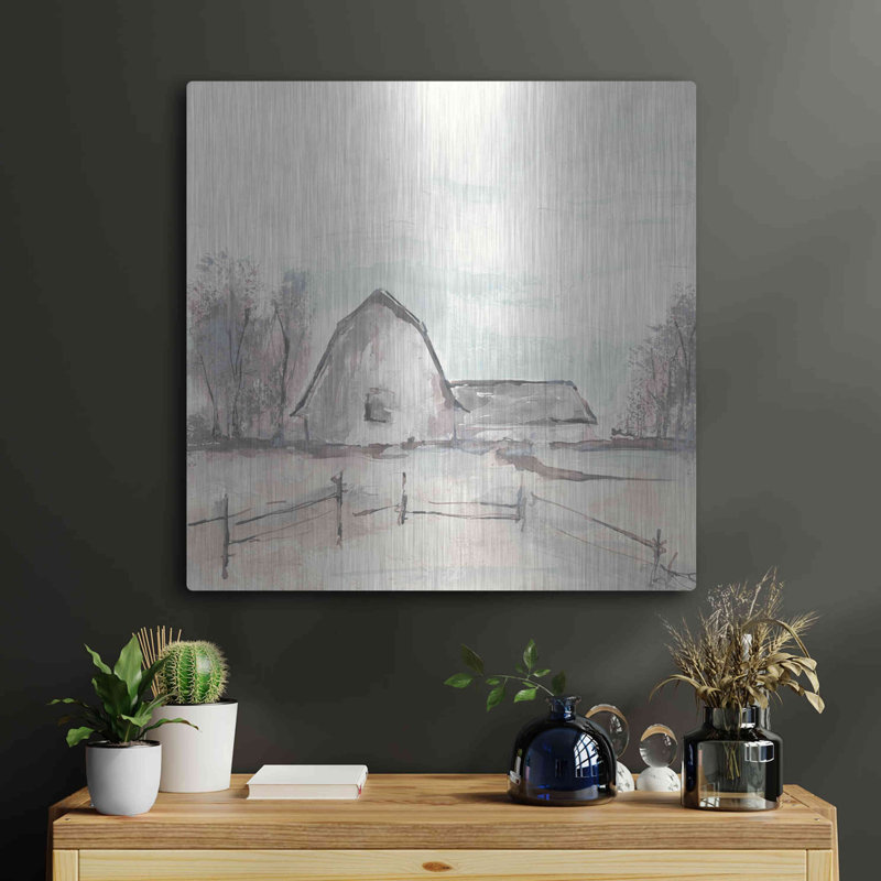 «Barn VIII» par Chris Paschke, H 24 po x l 24 po