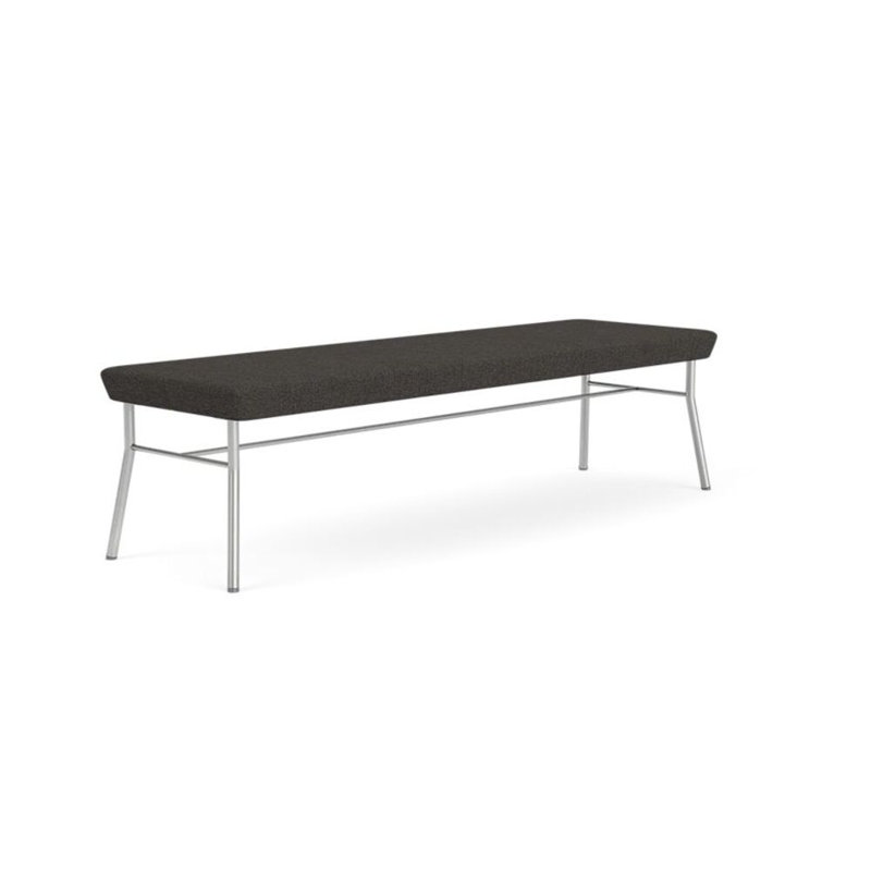 Lesro Banc en métal Mystic, Argent, Bleu fumé Archetype