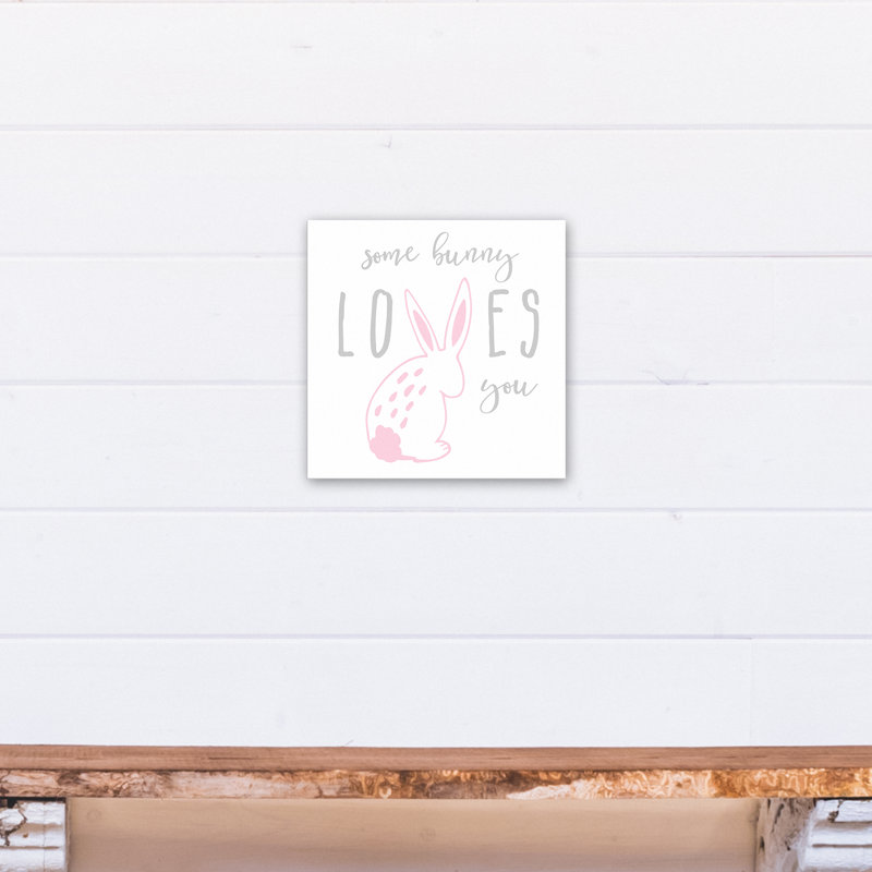 « some lapin aime you », art sur toile