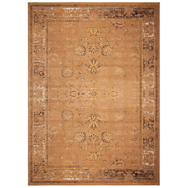Evanoff Taupe Area Rug, Rectangle 9' x 12'