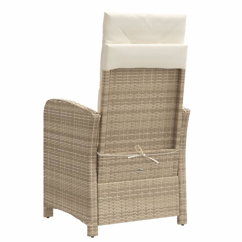 Ensemble bistro 3 pièces Vidaxl, Beige, Beige
